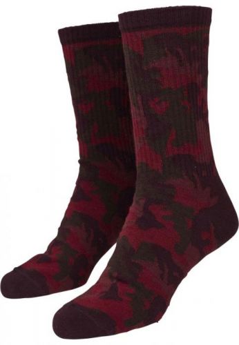 Ponožky Urban Classics Camo 2 ks - red-camo, 39-42