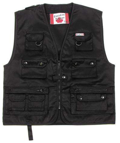 Vesta Outdoor - čierna, XXL