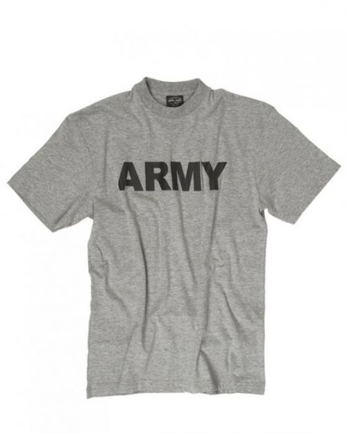 Triko ARMY - šedé, S