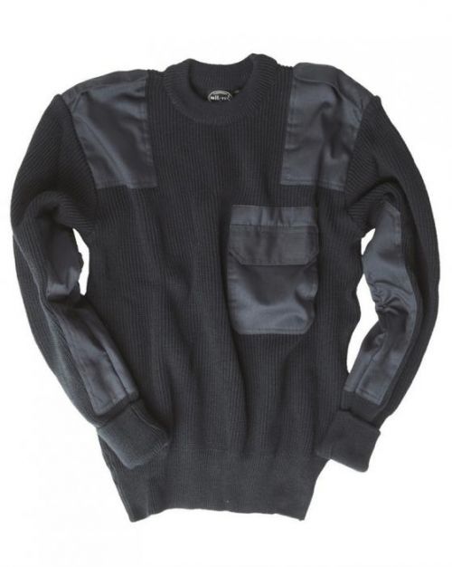 Sveter Mil-Tec BW Acryl s vreckom - navy, 60