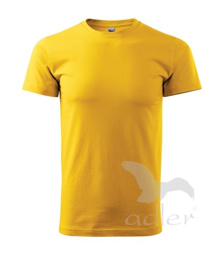 Triko pánske Adler Basic - žlté, 4XL