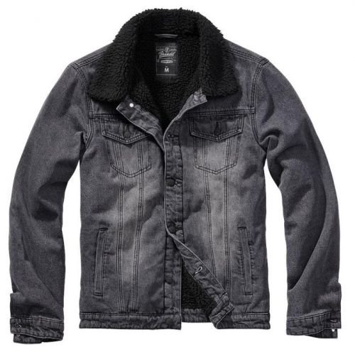 Bunda Brandit Sherpa Demin - čierna, XL