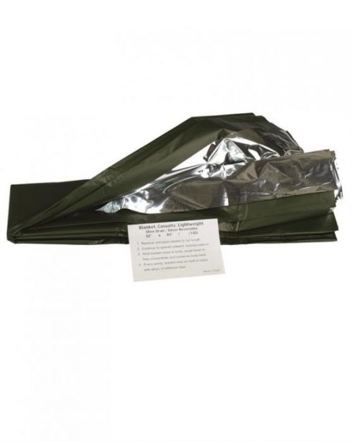 Záchranná thermo fólie Mil-Tec 215 x 130 cm