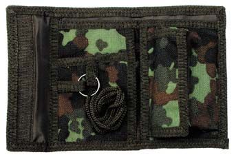 Peněženka na suchý zip - flecktarn