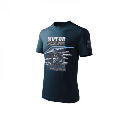 Tričko Antonio s motorovým rogalom MOTOR HANG GLIDING - navy, XXL