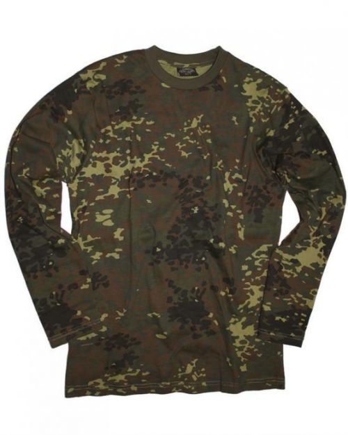Tričko s dlhým rukávom Mil-tec - flecktarn, S