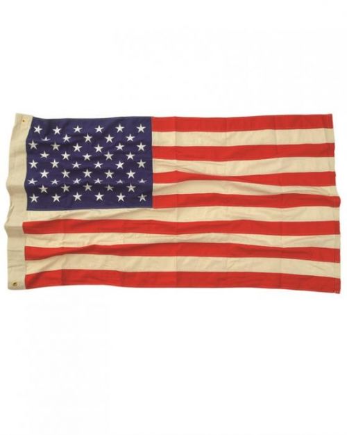 Vlajka USA vyšívaná 50 štátov