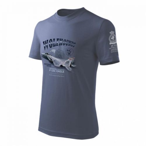 Tričko Antonio so stíhačkou F-15C EAGLE - modré, XL