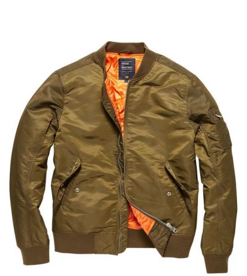 Bunda Vintage Industries Welder - olivová, XXL