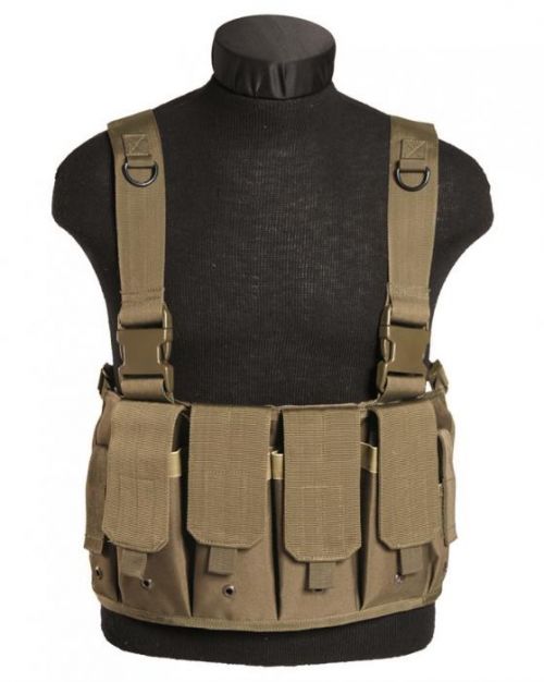 Vesta taktická Mil-Tec Mag Chest Rigg - coyote