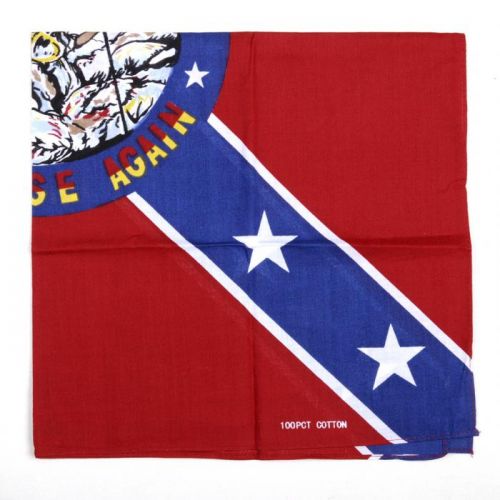 Šatka bandana Fosco South Will Rise Again - červený