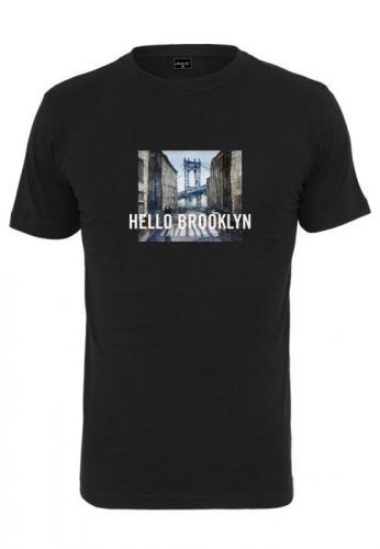 Tričko Mister Tee Hello Brooklyn - čierne, M