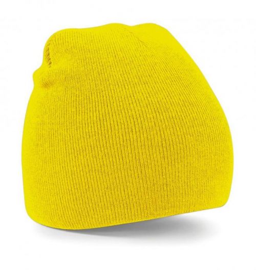 Čiapka Beechfield Pull-On Beanie - žltá