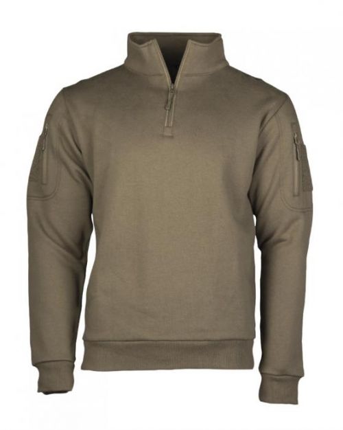 Mikina Mil-Tec Tactical Sweatshirt - olivová, S