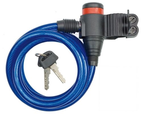 Zámok bicykla Vorel priemer 10 mm 120 cm