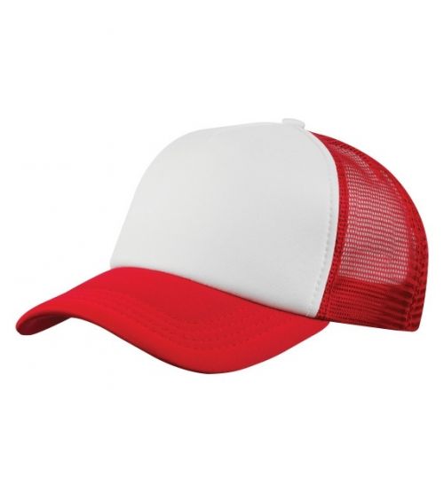 Šiltovka CoFEE Trucker - červená-biela