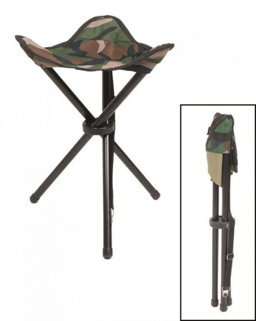 Trojnožka Mil-Tec skladacia - woodland