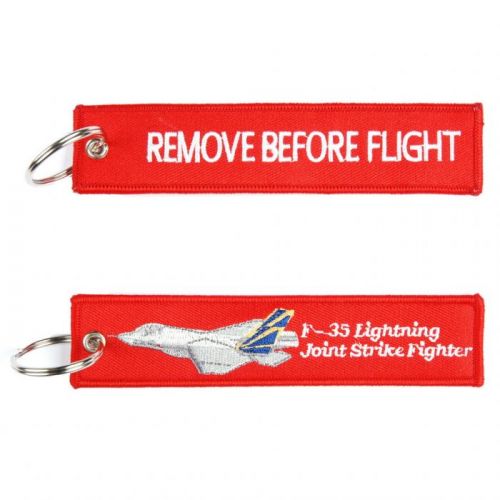 Prívesok na kľúče Fostex Remove before flight F-35 Lightning 1