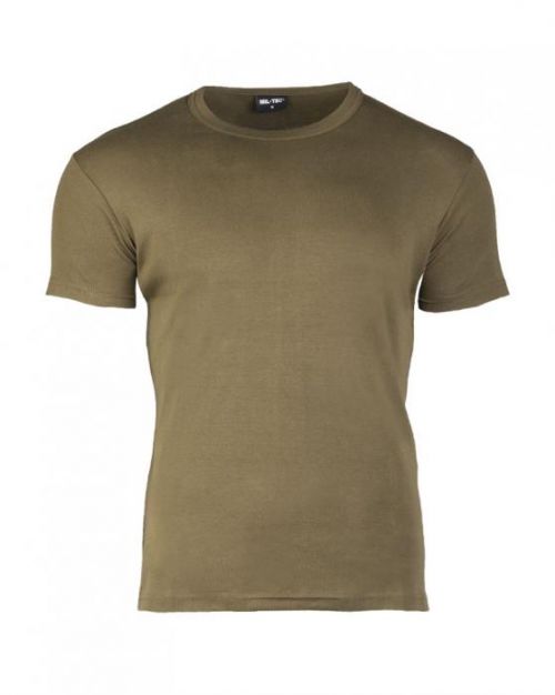 Tričko krátky rukáv Body Style - olivové, XL