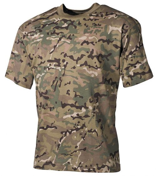 Tričko s krátkym rukávom MFH US - operation-camo, XL