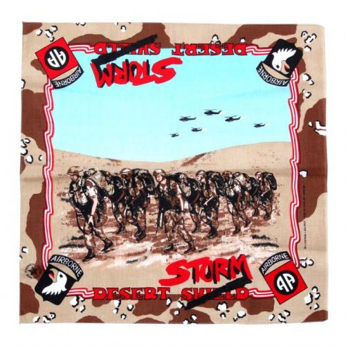 Šatka bandana Fosco USA Airborne Desert Storm
