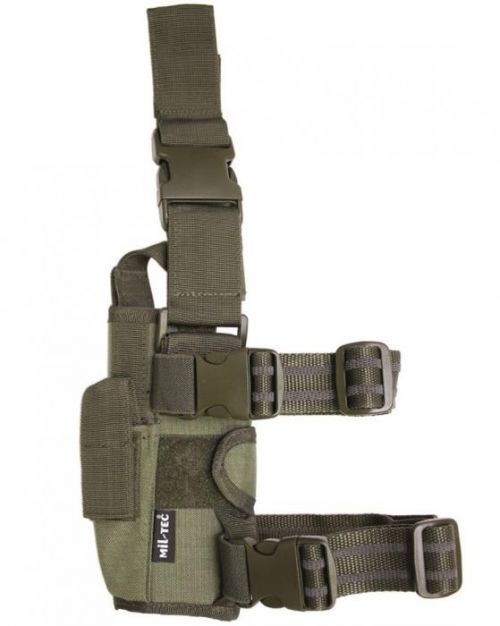 Puzdro pištoľové stehennej Mil-Tec Cordura - olivové