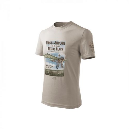 Tričko Antonio českého letca METODĚJ VLACH - béžové, XL