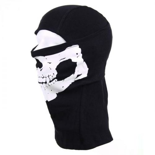 Kukla 101 Inc Balaclava Skull - čierna