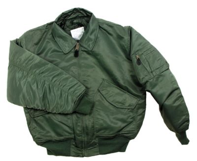 US letecká bunda CWU - olivová, XL