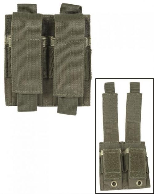 Puzdro na zásobník Mil-Tec Double Molle - olivové