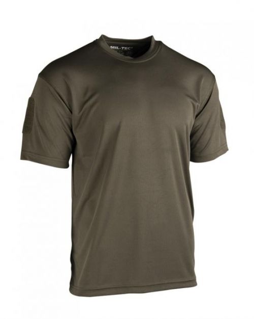 Tričko funkčné Mil-Tec Tactical Quickdry 1/2 - olivové, XL
