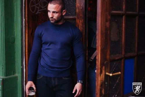 Sveter PGwear Basic - navy, XL