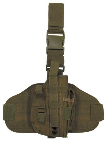 Stehenné púzdro na zbraň Molle - coyote