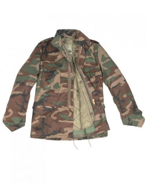 Bunda M65 Mil-Tec - woodland, 3XL
