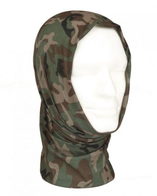 Šatka Headgear multifunkčný - woodland