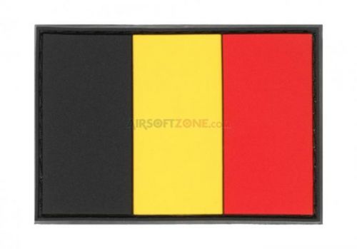 Gumová nášivka Jackets to Go vlajka Belgicko