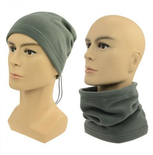 Multifunkčná šatka Sulov 2v1 Fleece - šedá