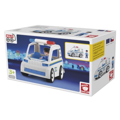 IGRÁČEK MULTIGO Policajné auto s policajtom