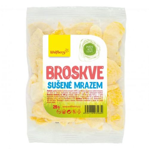 Wolfberry WF Broskyne lyofilizované 20 g Wolfberry 20 g