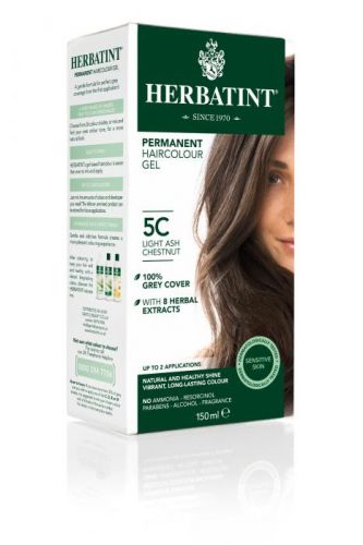 HERBATINT HERBATINT permanentná farba na vlasy svetlý popolavý gaštan 5C 150 ml