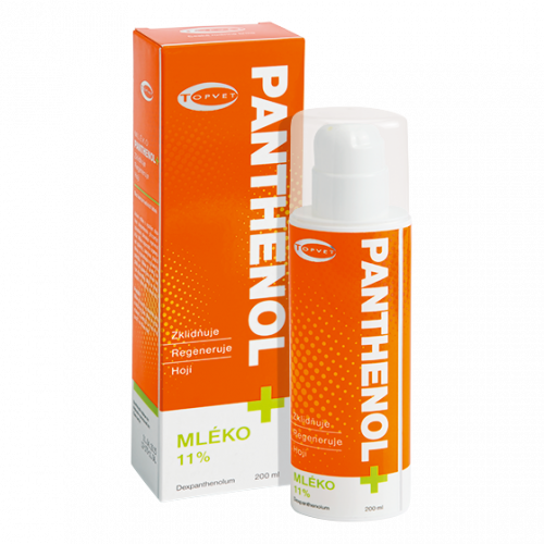 TOPVET PANTHENOL + MLIEKO 11% 200ml 200 ml