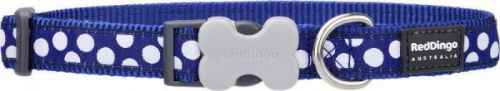 Obojok RD WHITE spots on NAVY - 1,2/20-32cm