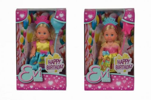 Simba Bábika Evička Happy Birthday, 2 druhy