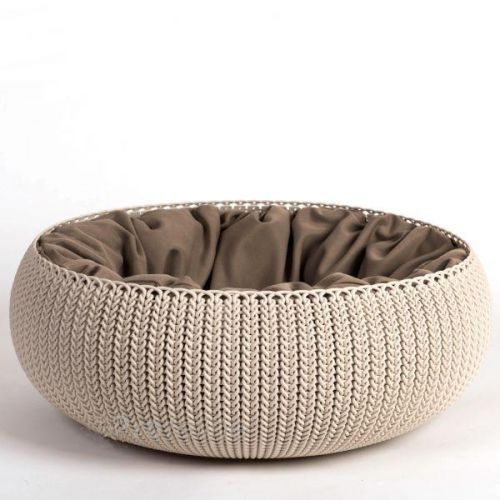 Curver pelech KNIT béžový - 54x54x20,2cm