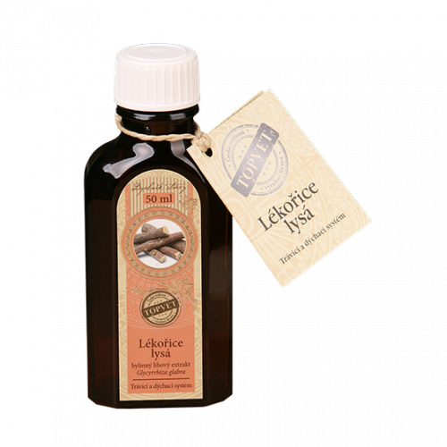 TOPVET Sladké drievko tinktúra - kvapky 50ml 50 ml