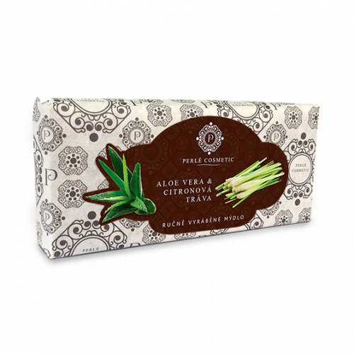 TOPVET Mydlo Aloe vera a citronova trava 115g 115 g