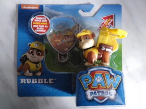 Spin Master Paw Patrol figúrka s akčným batohom - Rubble