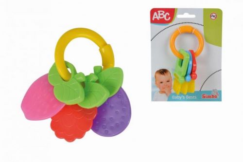 ABC 2v1 Hrkálka a hryzátko - kľúče / ovocie