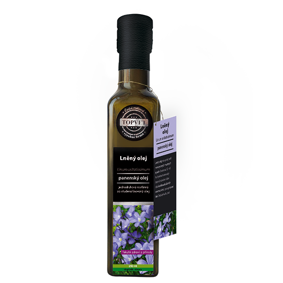 TOPVET Ľanový olej 250ml 250 ml