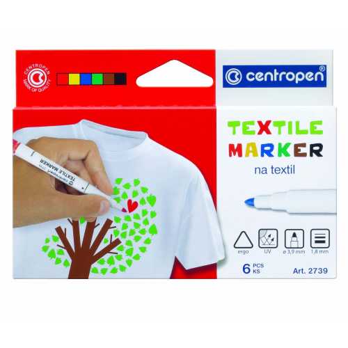 Značkovač 2739/6 textil vodní báze